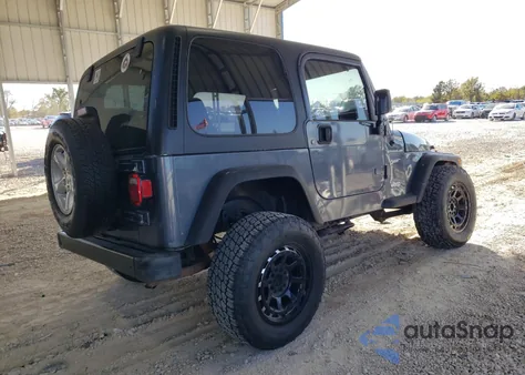2002 Jeep Wrangler / Tj Sport из США, поврежденный, VIN 1J4FA49S22P715529